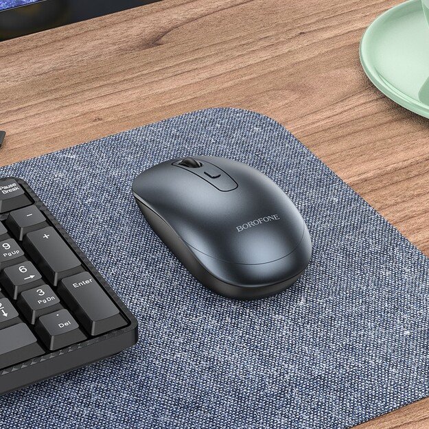 Belaidė pelė Borofone BG13 juoda 1