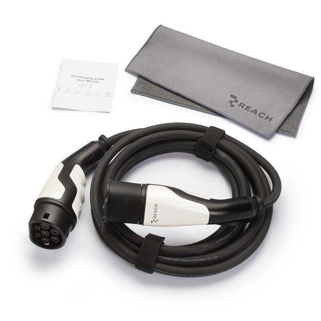 Elektromobilių įkrovimo laidas Reach EVCC2 Type2-Type2 16A 11kW 5.0m 2