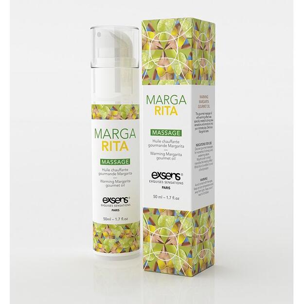 Šildantis masažo aliejus Exsens Margarita (50 ml) 1