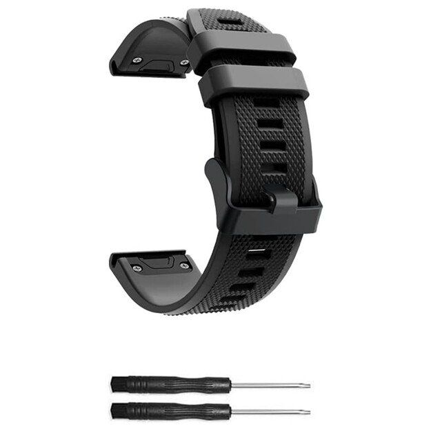 Apyrankė Reach skirta Garmin Fenix 5 juoda