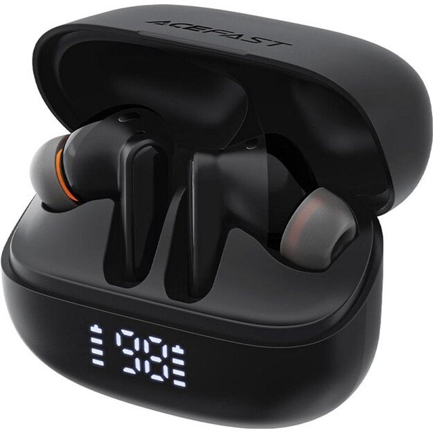 Belaidės ausinės Acefast W1 ANC juodos