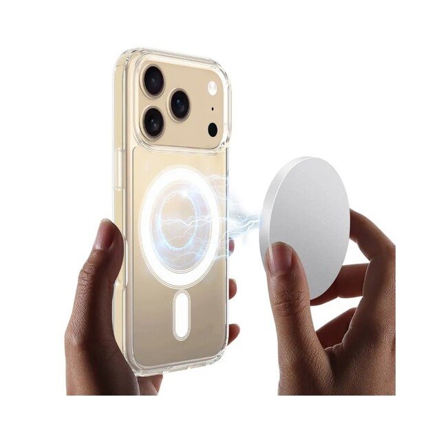 Dėklas Clear MagSafe Case Apple iPhone 17 Pro Max skaidrus 3