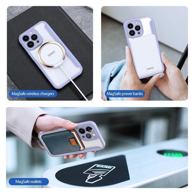 Dėklas Dux Ducis Skin X Pro Apple iPhone 14 Pro Max violetinis 3