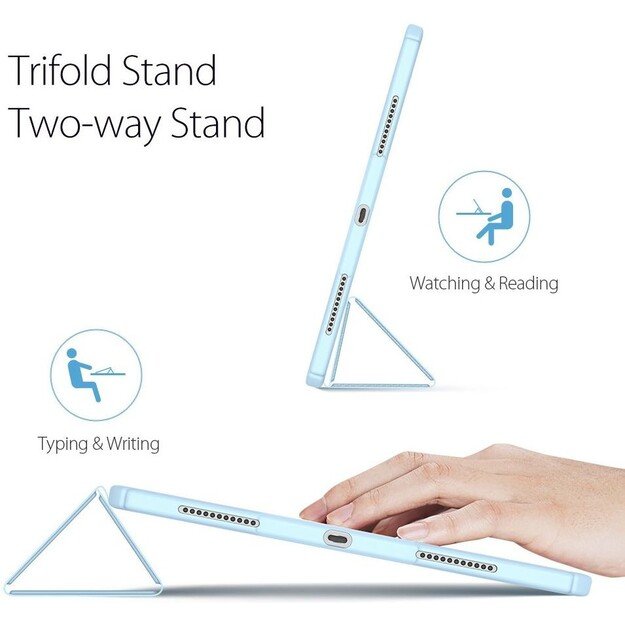 Dėklas Dux Ducis Toby Samsung X810/X816 Tab S9 Plus/X610/X616 Tab S9 FE Plus mėlynas 1