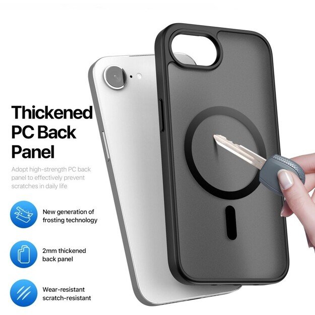 Dėklas Dux Ducis Yind Apple iPhone 16e juodas 4