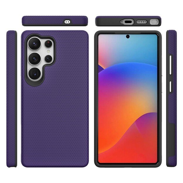 Dėklas Perfectionists Triangle Case Samsung S908 S22 Ultra 5G violetinis 2