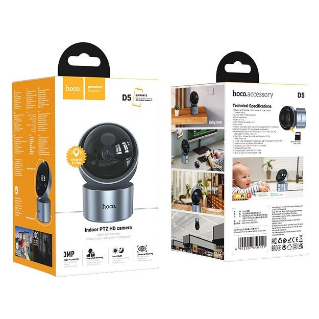 IP kamera Hoco D5 Indoor PTZ HD 5