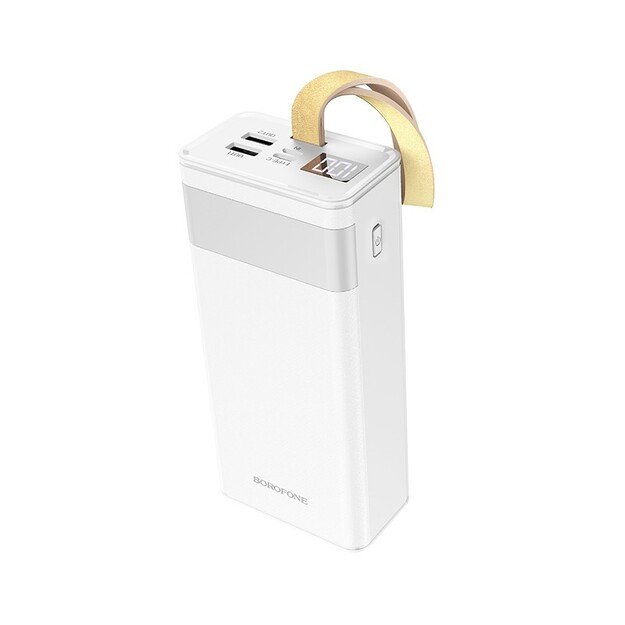 I&scaron;orinė baterija Power Bank Borofone BJ18A 2xUSB 2A 30000mAh balta 1