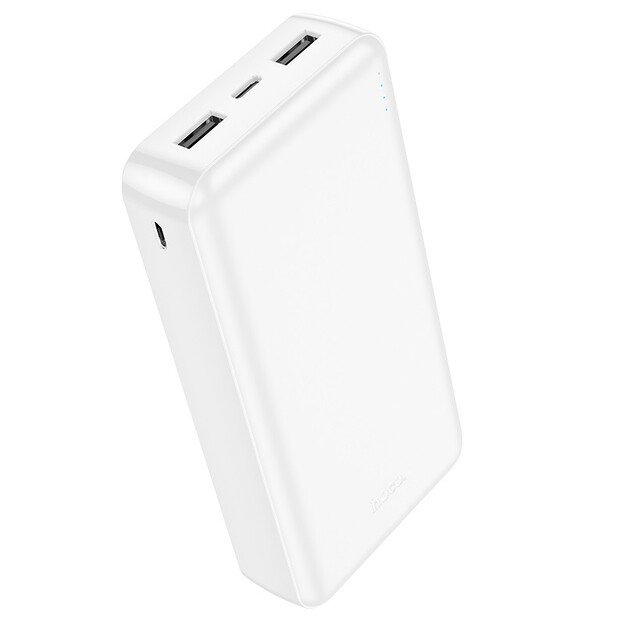 I&scaron;orinė baterija Power Bank Hoco J100A 2xUSB-A 20000mAh balta