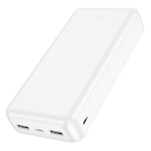 I&scaron;orinė baterija Power Bank Hoco J100A 2xUSB-A 20000mAh balta 1