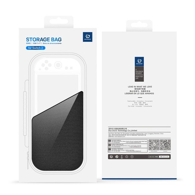 Krep&scaron;ys Dux Ducis Handheld Storage Bag Nintendo Switch 2 juodas 6