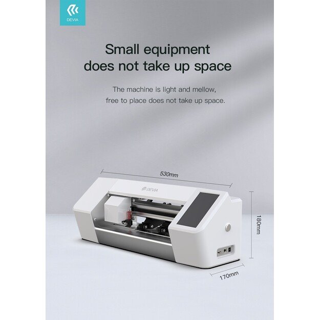 Plėvelių karpymo mechanizmas Devia Intelligent Film Cutting Machine su lietimui jautriu ekranu (Built-in App + Bluetooth) PT005 1