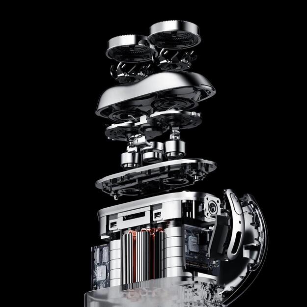 MZPS021 Metz Firm stone Shaver, Navy Blue.