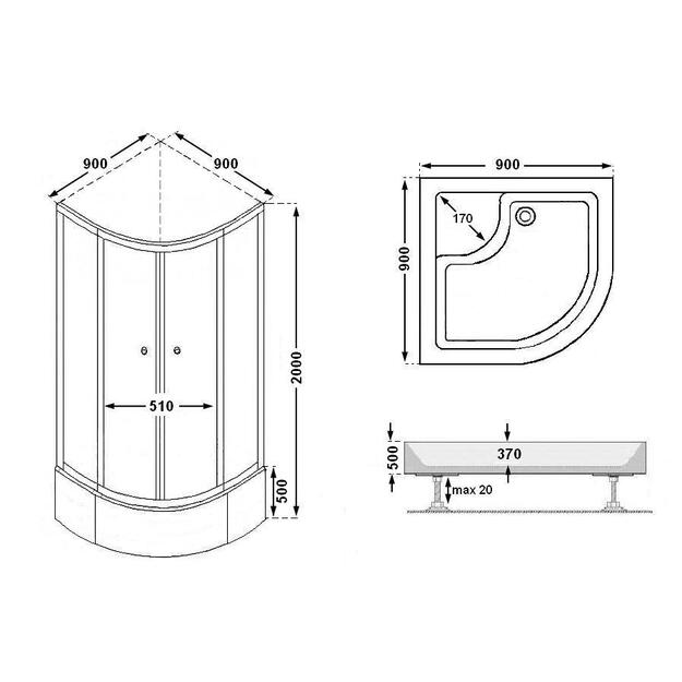 Du&scaron;o kabina AA90 FABRIC 2