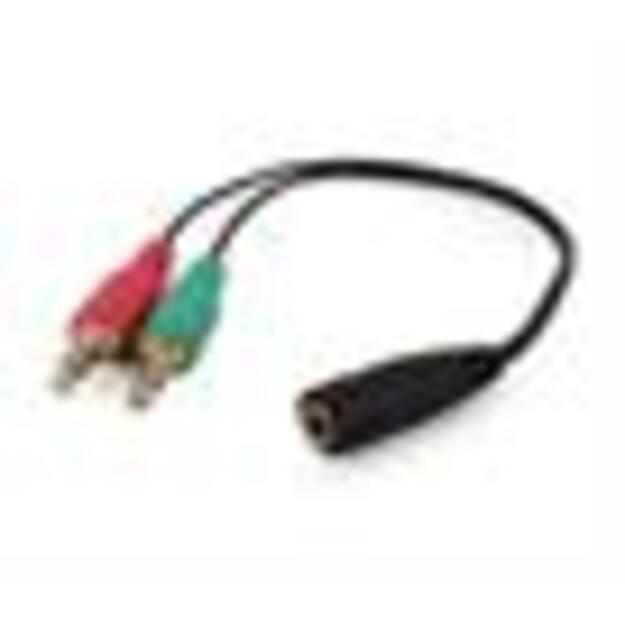 CABLE AUDIO 3.5MM SOCKET TO/2X3.5MM PLUG CCA-418 GEMBIRD 1