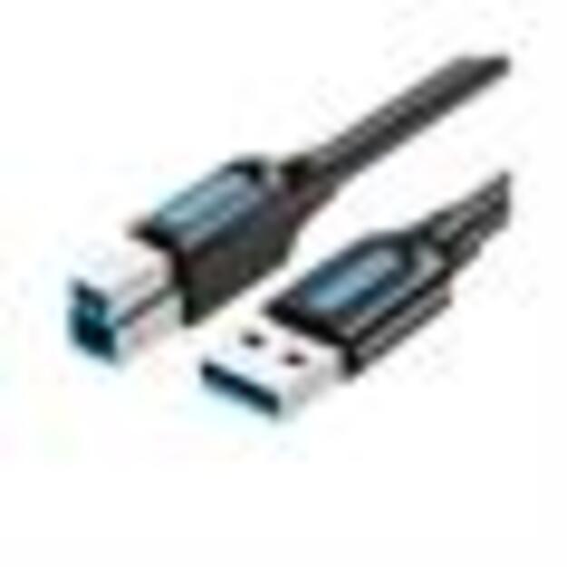 CABLE USB2.0 MALE TO MALE/5M BLACK COQBJ VENTION 1