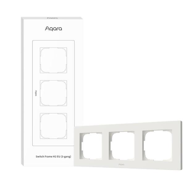 SMART SWITCH FRAME H2 (3-GANG)/WHITE FE-X02D-W AQARA