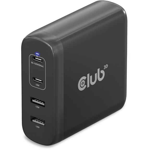 MOBILE TRAVEL CHARGER USB-C/100W CAC-1912EU CLUB3D