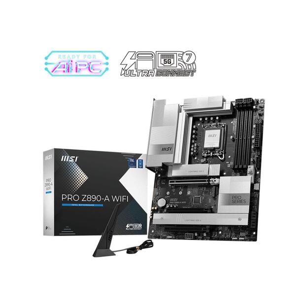 Mainboard|MSI|Intel Z890|LGA1851|ATX|Memory DDR5|Memory slots 4|PROZ890-AWIFI