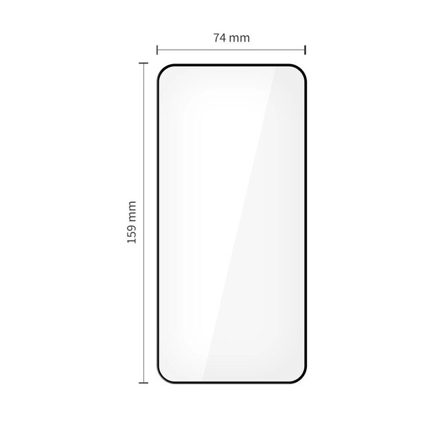 LCD apsauginis stikliukas Tech-Protect Glass Fit+ 2-Pack Xiaomi Redmi 15T/15T Pro juodas 1