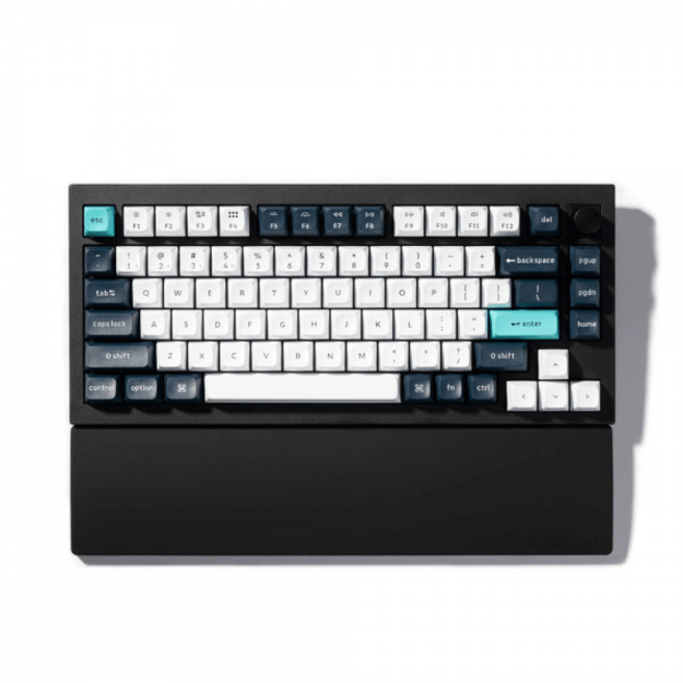 Keychron Silicone Palm Rest PR47 75% (327.5 x 79.5 x 18 mm) Atrama Riešui