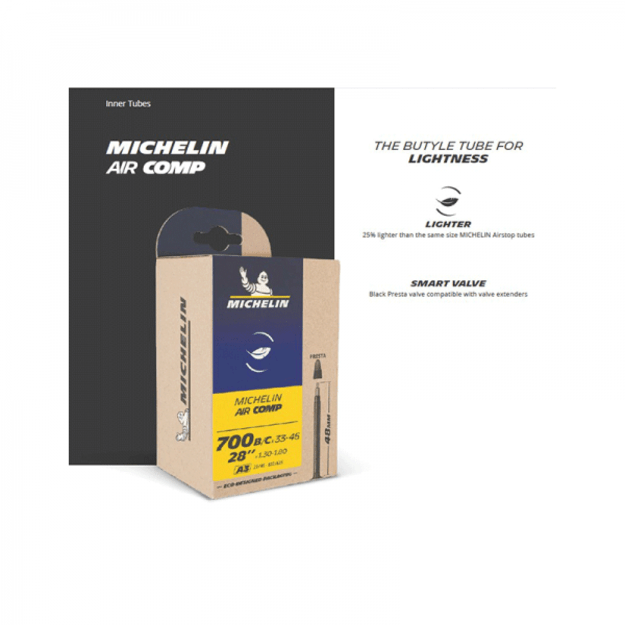 Inner tube CH.A1 LATEX AIRCOMP 22/23X622 PR 60mm