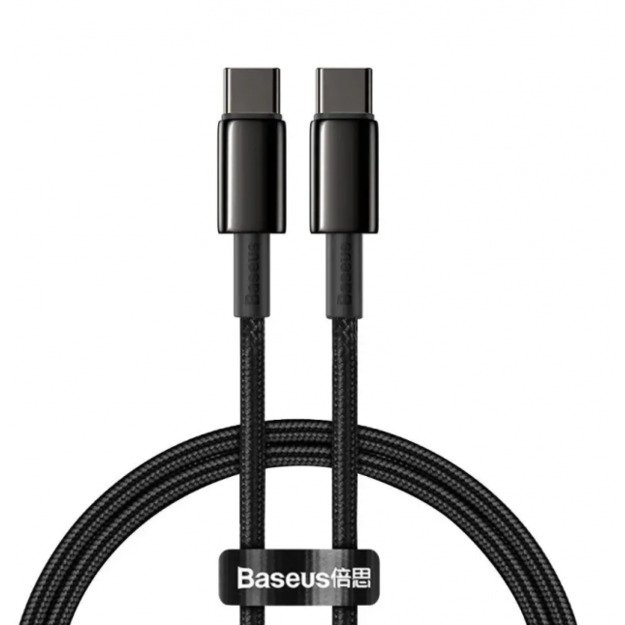 Baseus USB Type C - USB Type C cable Power Delivery Quick Charge 100W 5A 1m Black