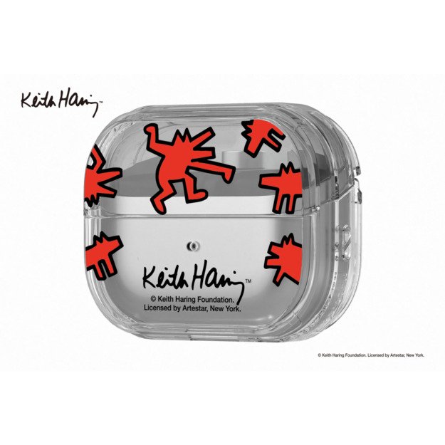 FPR630SBARW Samsung Buds3 Keith Haring Slickback Clear Case 1