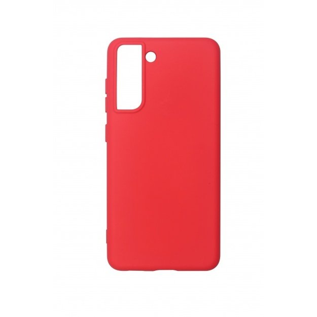 JM CANDY SILICONE case for Samsung Galaxy S21 FE 5G, Red