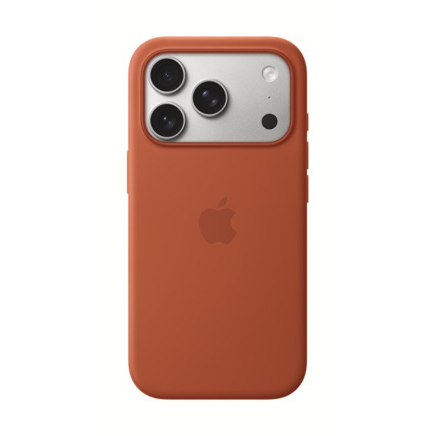 MGFJ4ZM/A iPhone 17 Pro Silicone Case with MagSafe, Terra Cotta