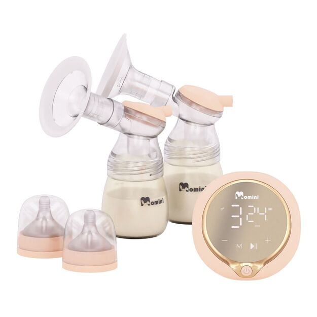 Momini Dual wireless electronic breast pump MilkySilky 1