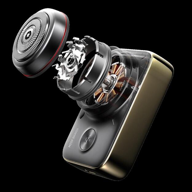 MZDF013 Metz Camerist Shaver, Titanium Gold. 2