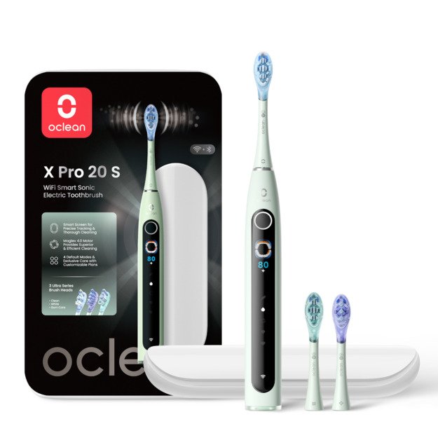 Oclean X Pro 20 S Electric Toothbrush Green 1