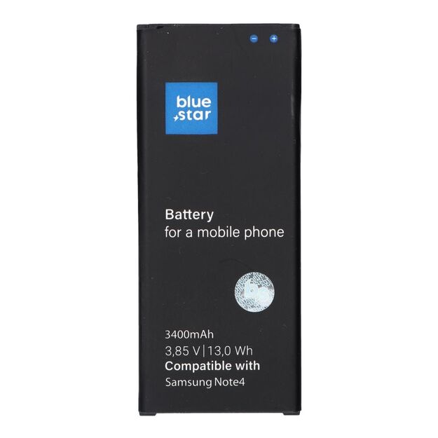 Battery for Samsung Galaxy Note 4 N910 3400 mAh Blue Star Premium
