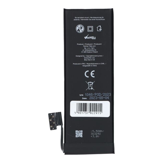 Battery for iPhone 5 1440 mAh Blue Star HQ 2