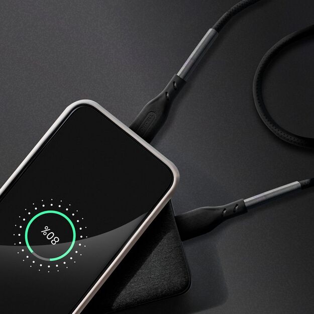 Cable USB C to Lightning Forcell F-Energy PD 3A 27W Carbon 1 m CB-01C black 11