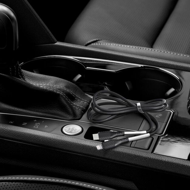 Cable USB C to Lightning Forcell F-Energy PD 3A 27W Carbon 1 m CB-01C black 14