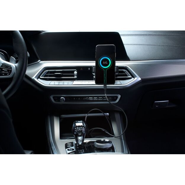 Cable USB C to Lightning Forcell F-Energy PD 3A 27W Carbon 1 m CB-01C black 18