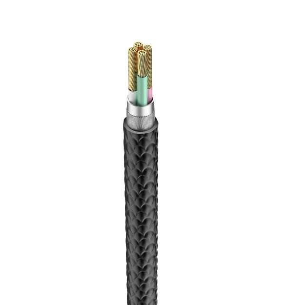 VEGER cable USB A to Lightning 2,4A V105 1,2 m black 1