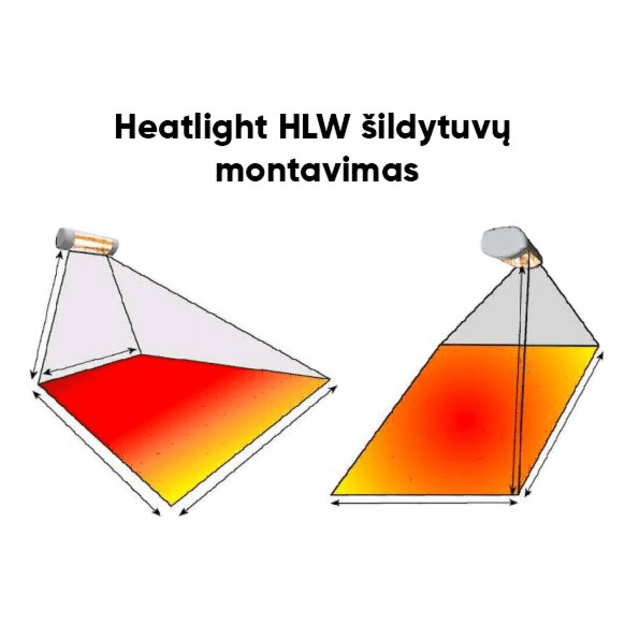 Halogeniniai infraraudonųjų spindulių &scaron;ildytuvai Heatlight HLW 4