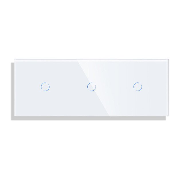 Trivietis vienpolis sensorinis jungiklio dangtelis Feelspot, baltas