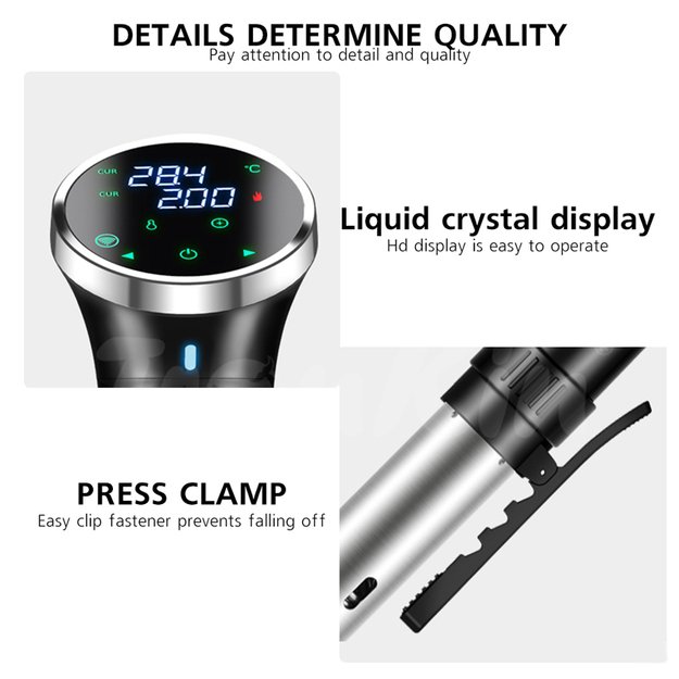 I&scaron;manusis maisto cirkuliatorius Sous Vide SJ-S015 Wi-fi, Tuya 4