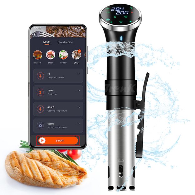 I&scaron;manusis maisto cirkuliatorius Sous Vide SJ-S015 Wi-fi, Tuya 3