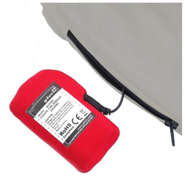 &Scaron;ildančios kelnės Glovii GP1G su baterija, pilkos 3