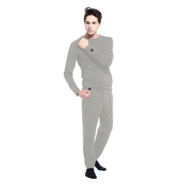 &Scaron;ildančios kelnės Glovii GP1G su baterija, pilkos 1