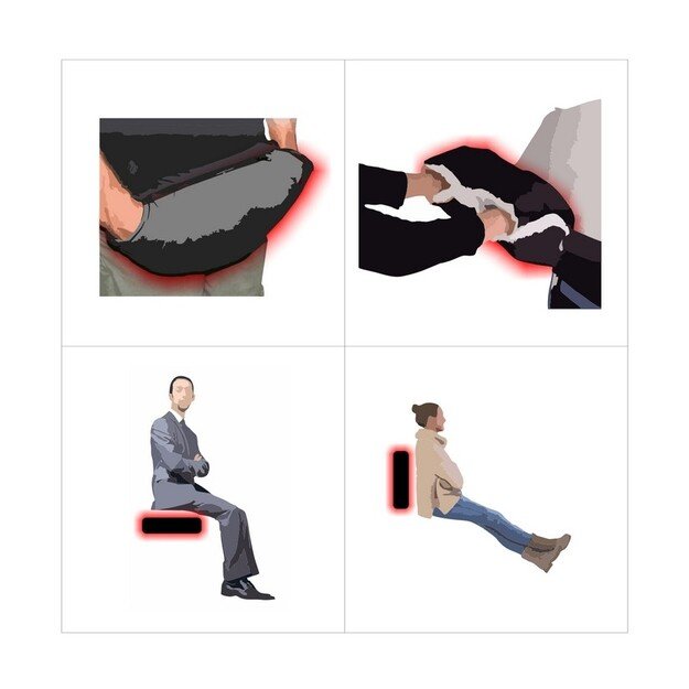 &Scaron;ildanti pagalvė 4in1 Glovii GF41 6