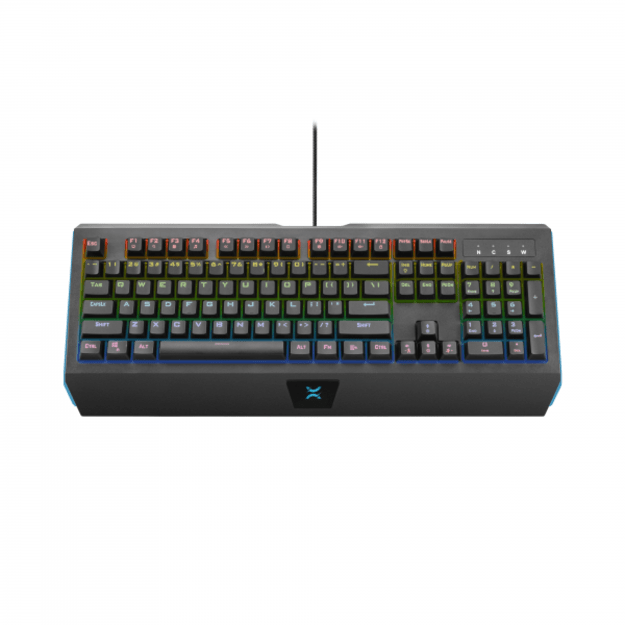 NOXO Vengeance - US INT'L Layout - Blue Switches - Black (Juoda) Mechaninė Žaidimų Klaviatūra