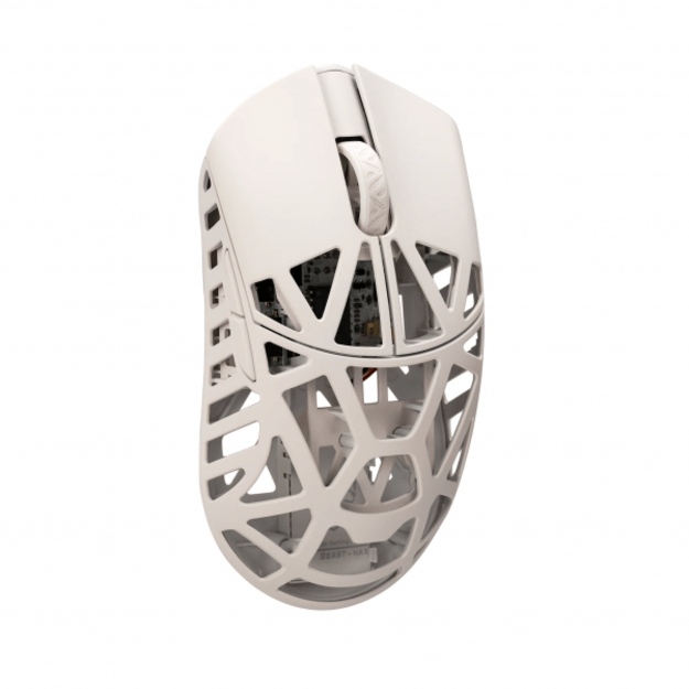 WLMouse Beast X Max Wireless 8K Milky White (Balta) Belaidė Žaidimų Pelė