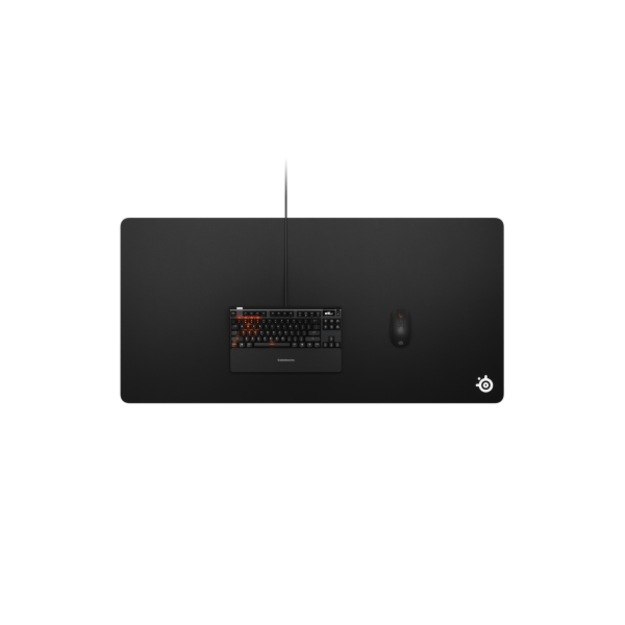 SteelSeries QcK 3XL Black (1220 x 590 x 3mm) (Juodas) Pelės Kilimėlis