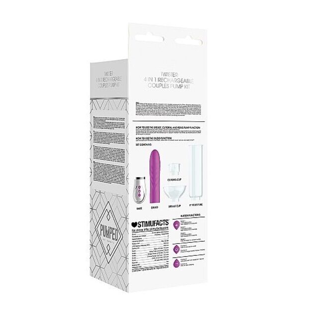 Porų rinkinys Twister (violetinis) 13